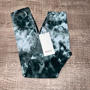 NWT Lululemon Align HR Pant 25” DYSV Diamond Dye Starlight Smoked Spruce Size 10